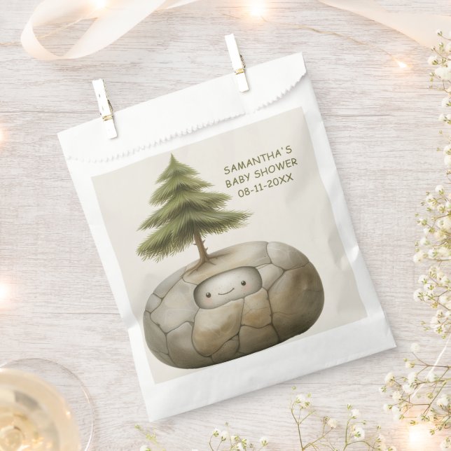 Woodland baby adventurer baby shower favour bag (Clipped)
