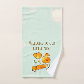 Woodland Baby Arrival Newborn Bath Towel Set
