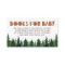 Woodland Baby Shower Book Request  Enclosure Card