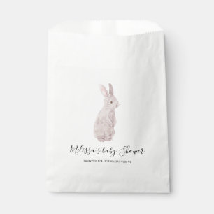 Woodland Baby Shower Chic Rabbit Custom Favour Bag