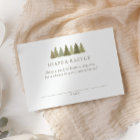 Woodland Baby Shower Diaper Raffle Ticket