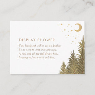 Woodland Baby Shower Display Shower Enclosure Card