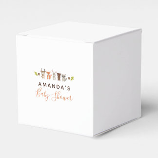 Woodland Baby Shower Favour Box