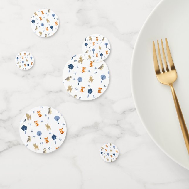Woodland Baby Shower Table Confetti (Group)
