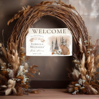 Woodland Bear |Animals Bearly Wait Boy Baby Shower