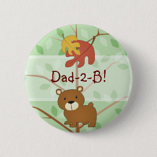 Woodland Bear Button