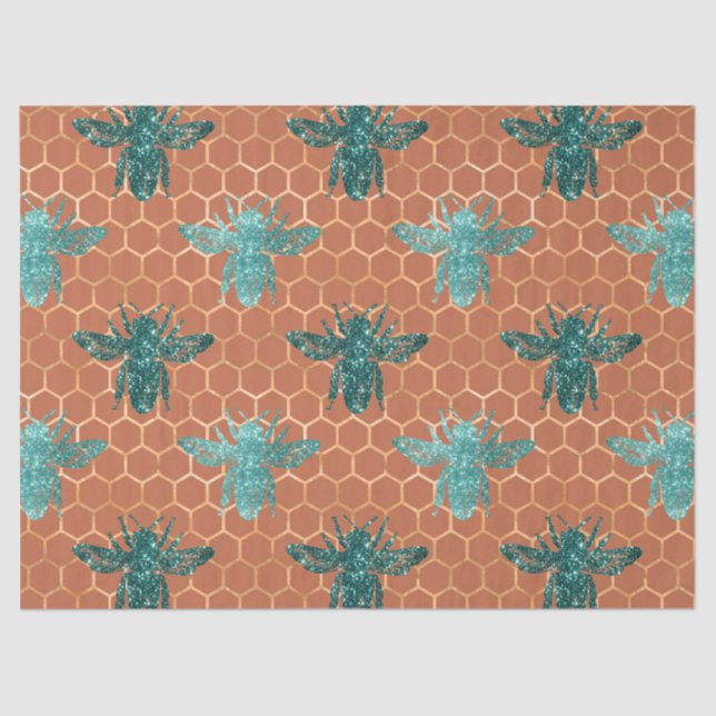 Woodland Bee Series Design 15 Tissue Paper (Front)