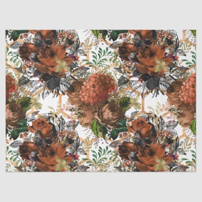 Woodland Bee Series Design 47 Tissue Paper (Front)