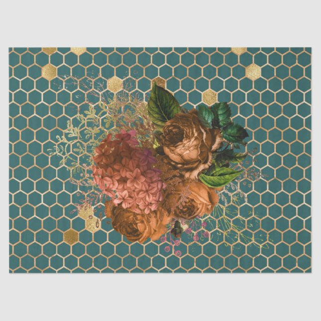 Woodland Bee Series Design 66 Tissue Paper (Front)