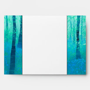 Woodland Bluebell Modern Envelope
