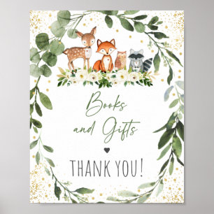 Woodland Books & Gifts Baby Shower Sign