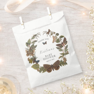 Woodland Botanical Gender Neutral Baby Shower Favour Bag