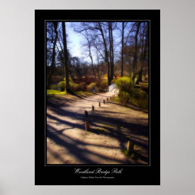 Woodland Bridge Path poster (Front)
