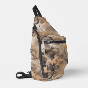 Woodland Camo Pattern  Sling Bag