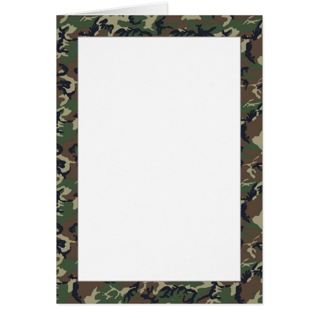 Woodland Camouflage Background Template (Front)