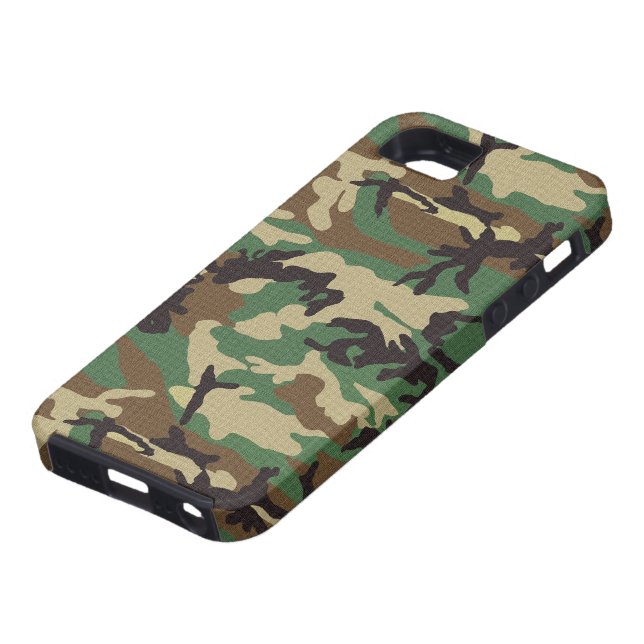 Woodland Camouflage Case-Mate iPhone Case (Bottom)