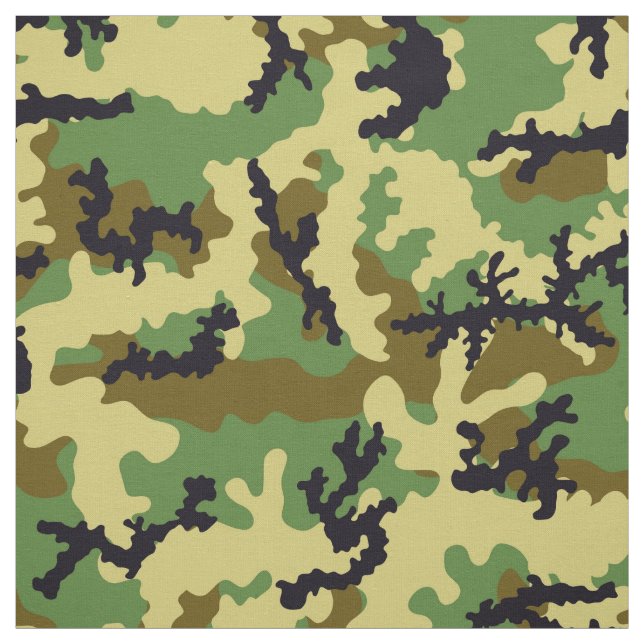 Woodland camouflage fabric (Swatch)