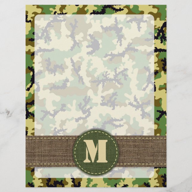 Woodland camouflage flyer (Front)