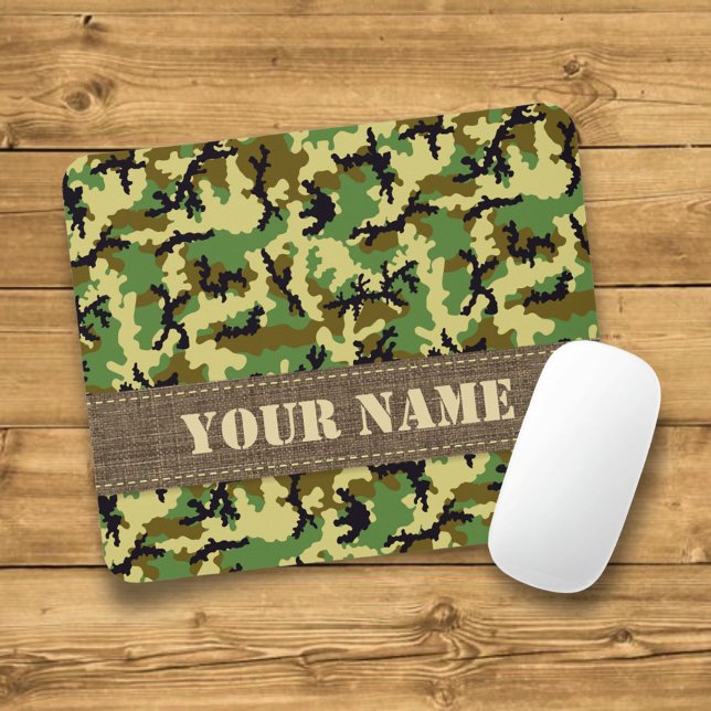 Woodland camouflage mouse pad (Creator Uploaded)