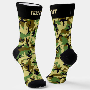 Woodland Camouflage Pattern Socks