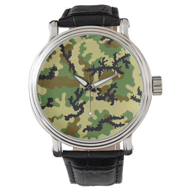 Woodland camouflage watch (Front)