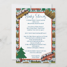 Woodland Camper Boy Baby Shower By Distance