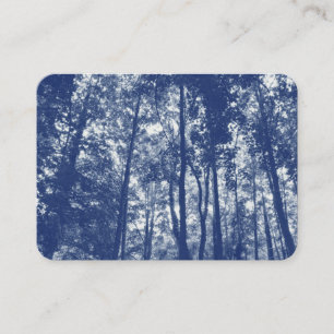 Woodland Canopy - Cyanotype Effect Business Card
