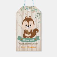 Woodland Chipmunk Forest Birthday Baby Shower