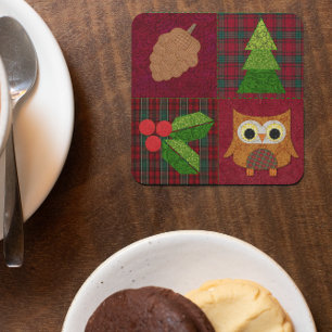 Woodland Christmas Coasters