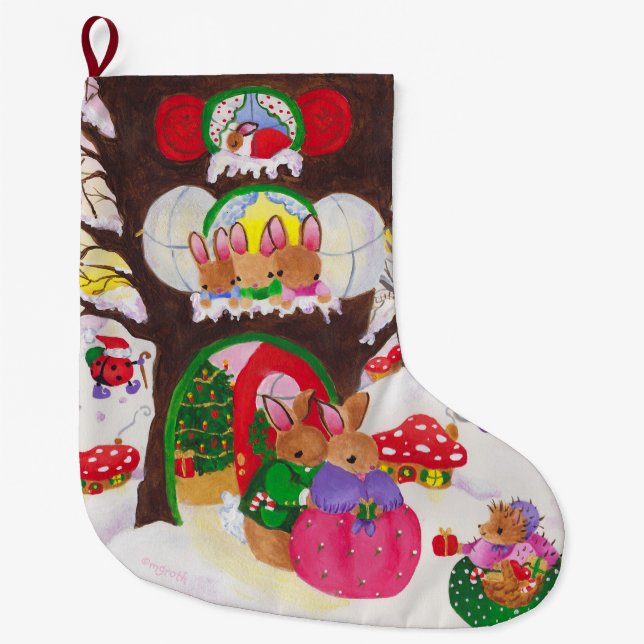 Woodland Christmas stocking (Front)