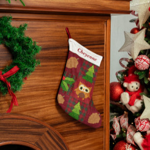 Woodland Christmas Stocking