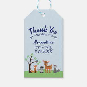 Woodland Creature Favour Tags - Forest Animals