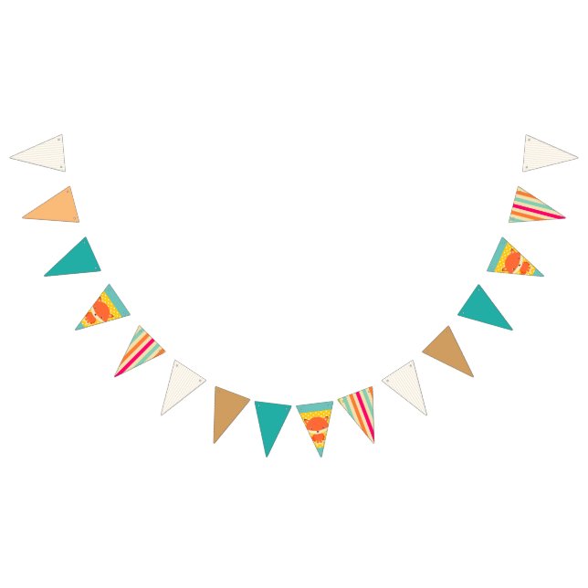 Woodland Creature Fox Flag Party Banner (All)