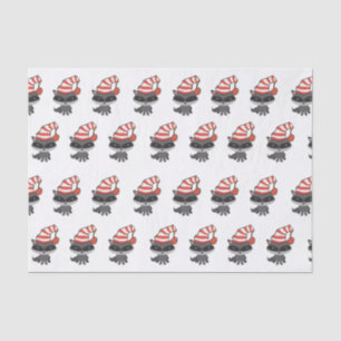 Woodland Creature Racoon Christmas Tissue Paper