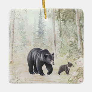 Woodland Creatures Ceramic Ornament