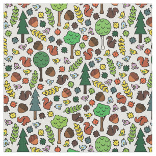 Woodland Creatures Fabric