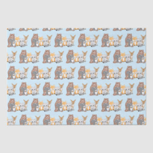 Woodland Creatures Forest Animals  Tissue Paper