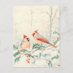 Woodland Creatures Postcard