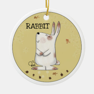 Woodland Crew-Best Forest Friends/ Individual Ceramic Ornament