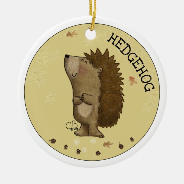 Woodland Crew-Best Forest Friends/ Individual Ceramic Ornament (Front)