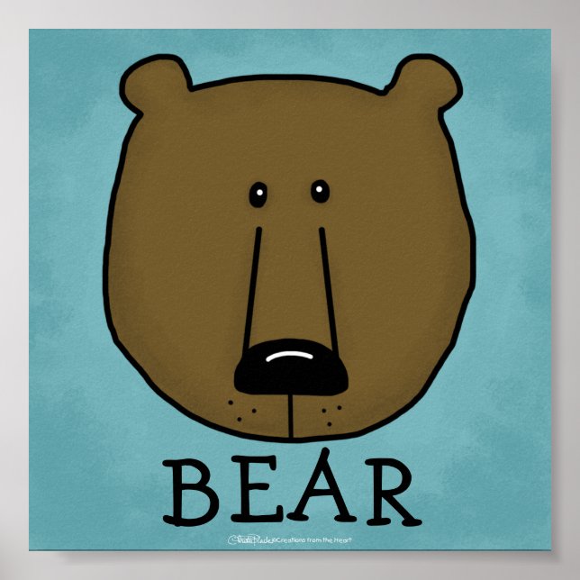 Woodland Critters-Best Forest Friends-Bear Poster (Front)