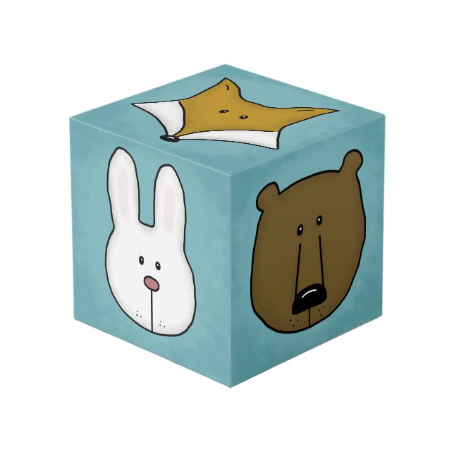 Woodland Critters-Best Forest Friends Cube (Front Angled)