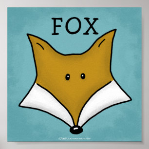 Woodland Critters-Best Forest Friends-Fox Poster