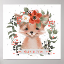 Woodland Cuties - Sweet Fox - Personalise