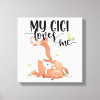 Woodland Deer Doe and Baby Fawn My Gigi Loves Me