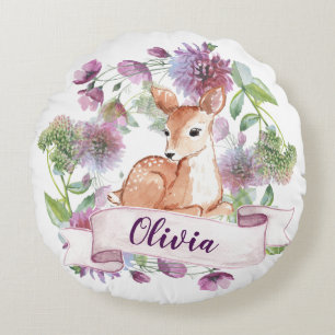 Woodland Deer nursery pillow