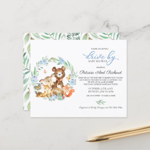 Woodland Drive By Baby Shower Budget Invitation