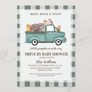 Woodland Drive By Baby Shower Invitation