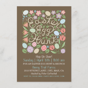 Woodland Easter Egg Hunt Invitation II