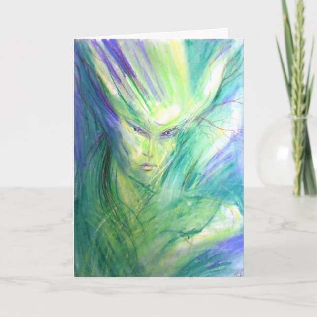 Woodland elf card (Front)